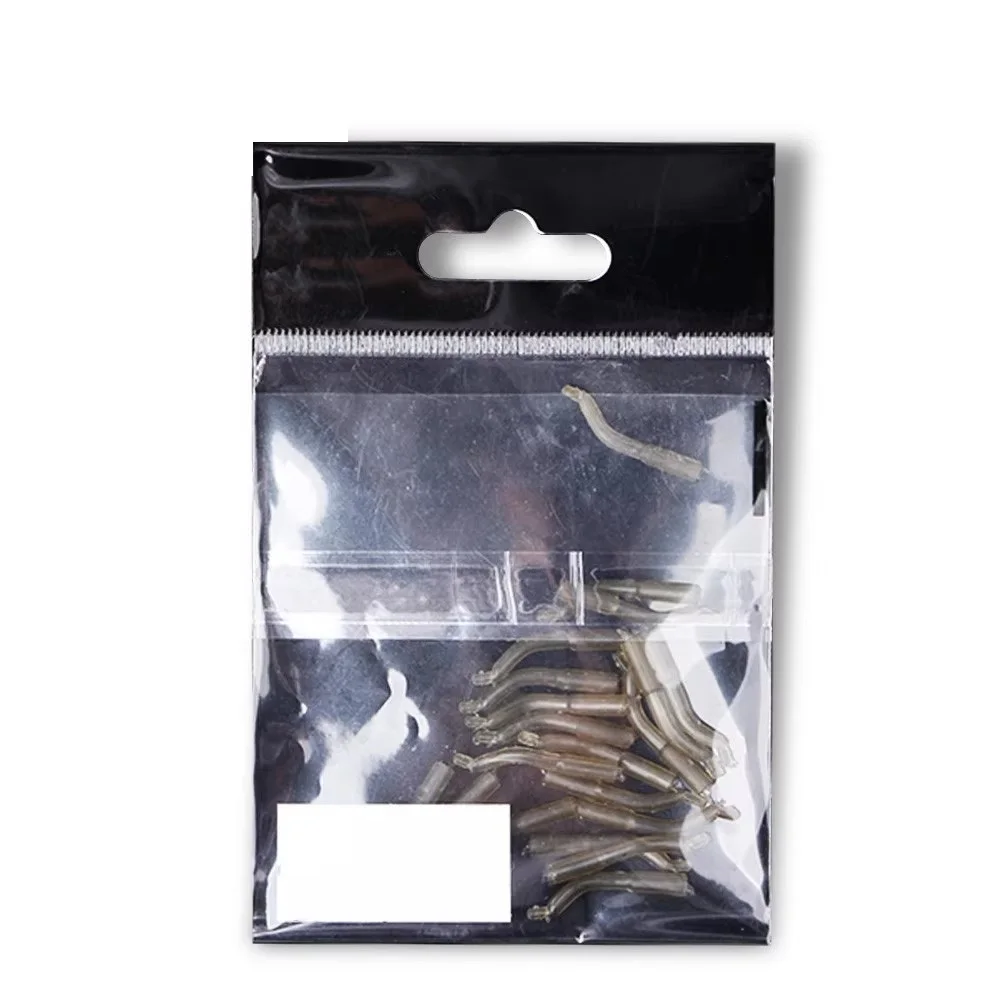 NGB 20PCS Tubi di Gomma da Pesca Componenti per Alimentatore per Carpa Combo Tappi per Esche Cono Maniche in Plastica Impianti di Gomma per Carpa