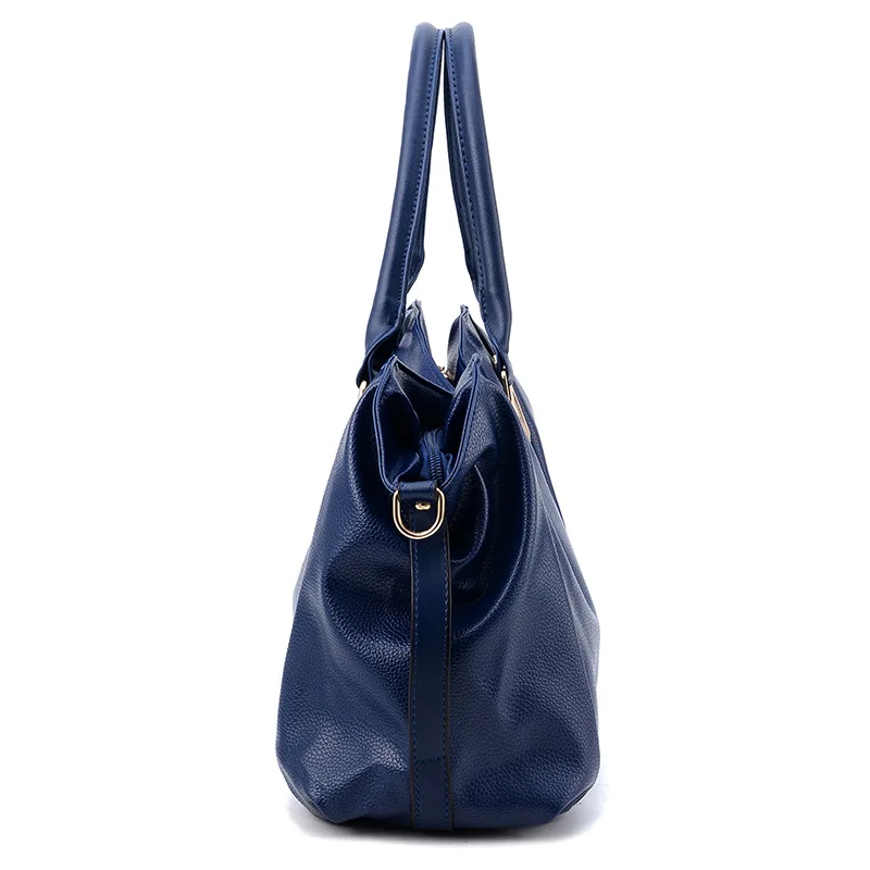 Casual Fashion Women Shoulder Bag Solid Color Soft Large Capacity Bag Crossbody Handbag