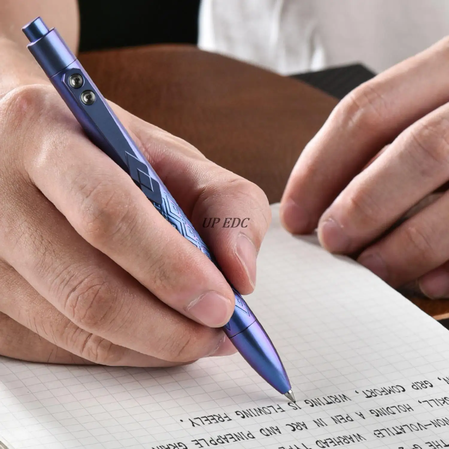 Bolígrafo de firma de aleación de titanio, bolígrafo de Metal EDC G2 de alta gama, tipo prensa para oficina y negocios, recarga para estudiantes