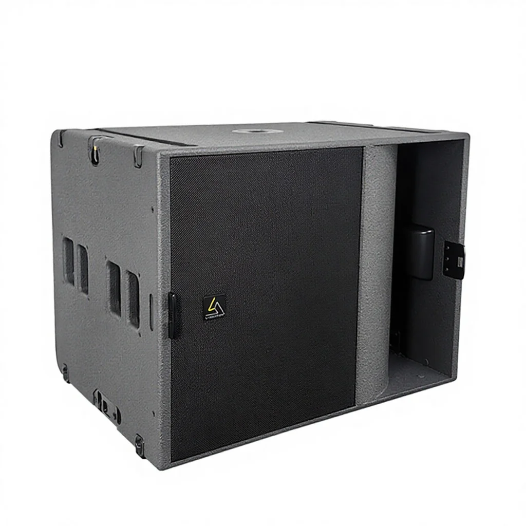 L-solution KS21 21-Inch Neodymium Passive Subwoofer 1700W High-Power Portable Professional Stage Audio System