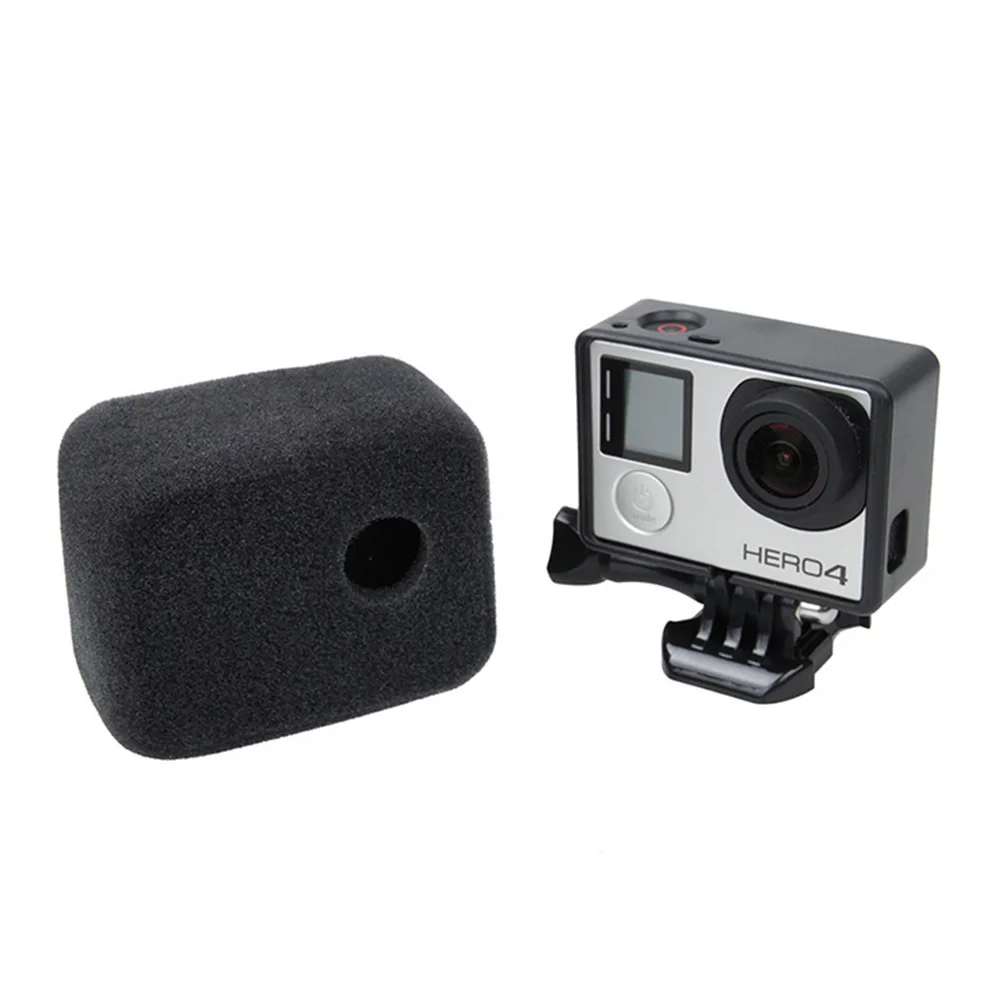 

2PCS Windshield Windproof Housing Cover Case for 4 3 3+ Session Thick Foam Noise Reduction Protective Gear Camera