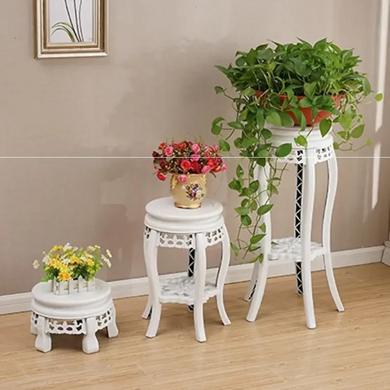 Plastic Plant StandMulti-Layer Flower Pot RackSingle Antique Living Room Balcony Indoor Floor Storage Shelf New Arrivals