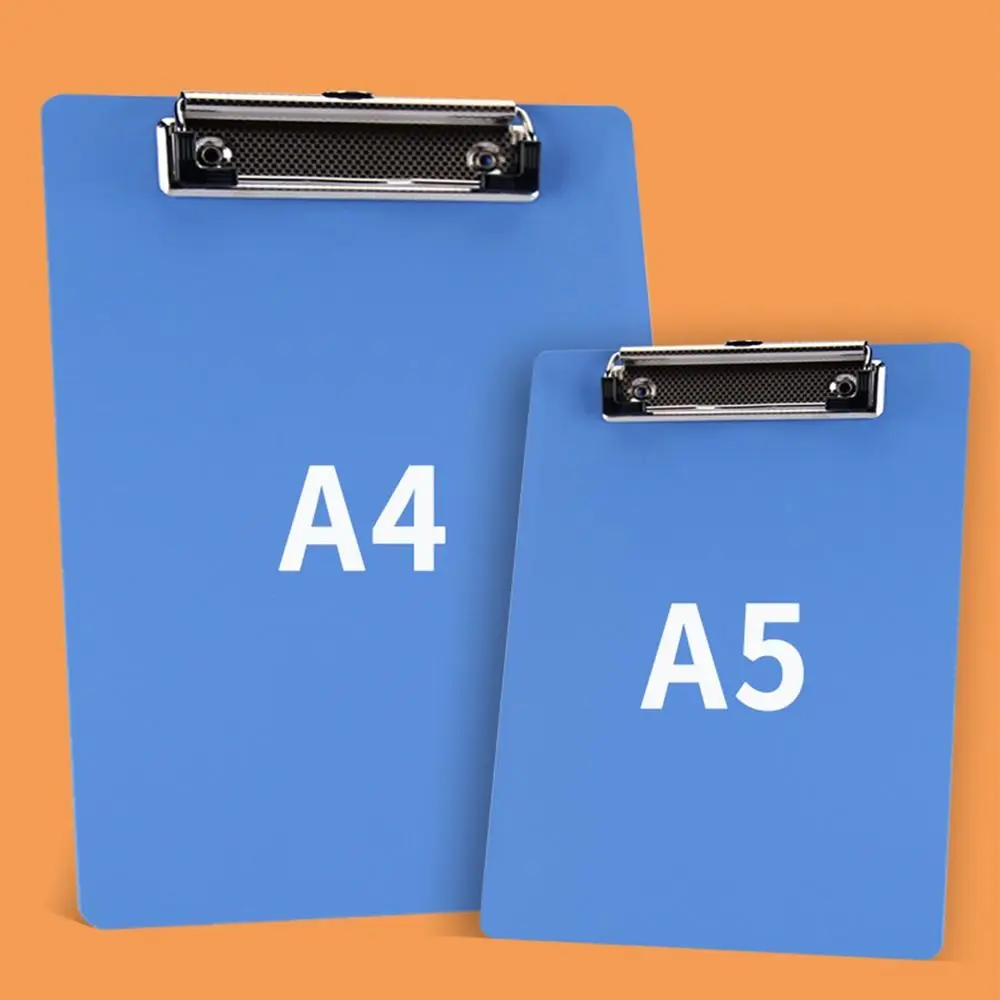 

With Low Profile Gold Clip A4 Writing Clipboard Writing Sheet Pad Writing Tablet A4 Paper Organizer Document Folder Writing Pad