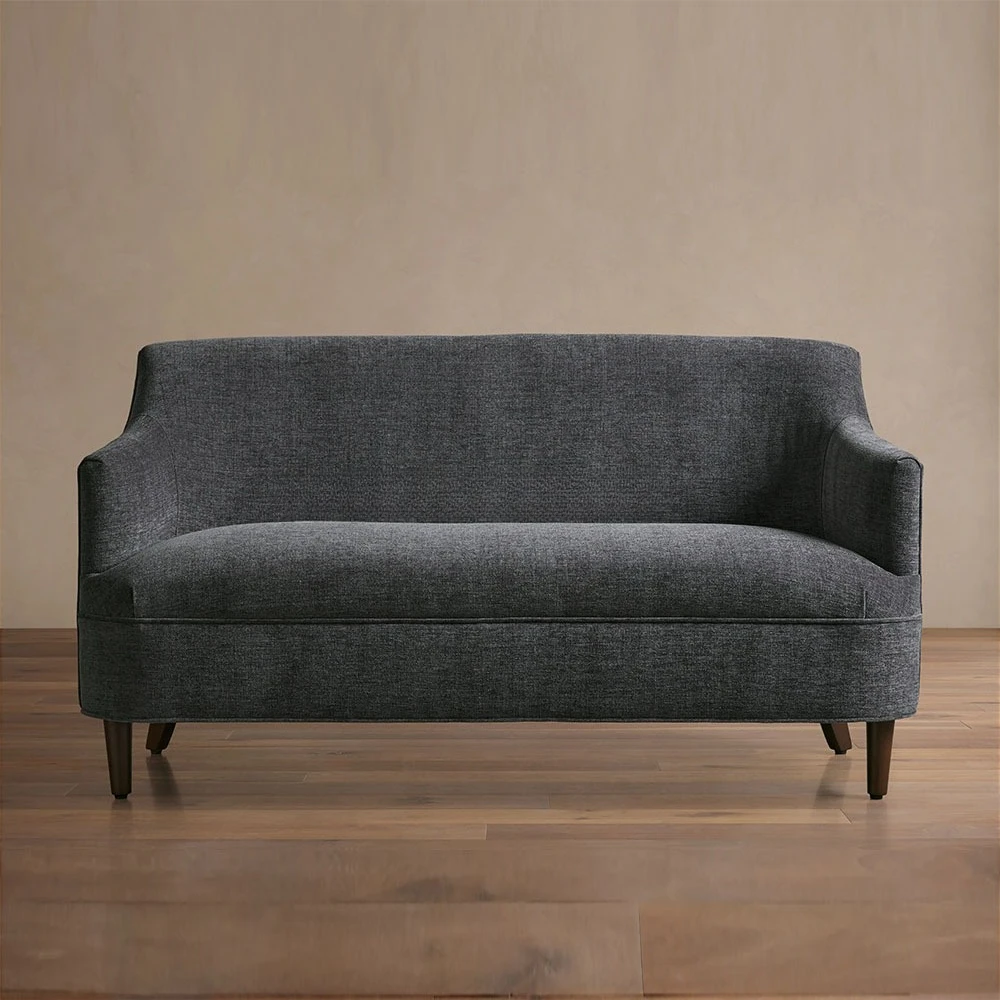 Contemporary antique fabric 2-seat tufted sofa luxury high-performance home hotel living room furniture sponge decoration