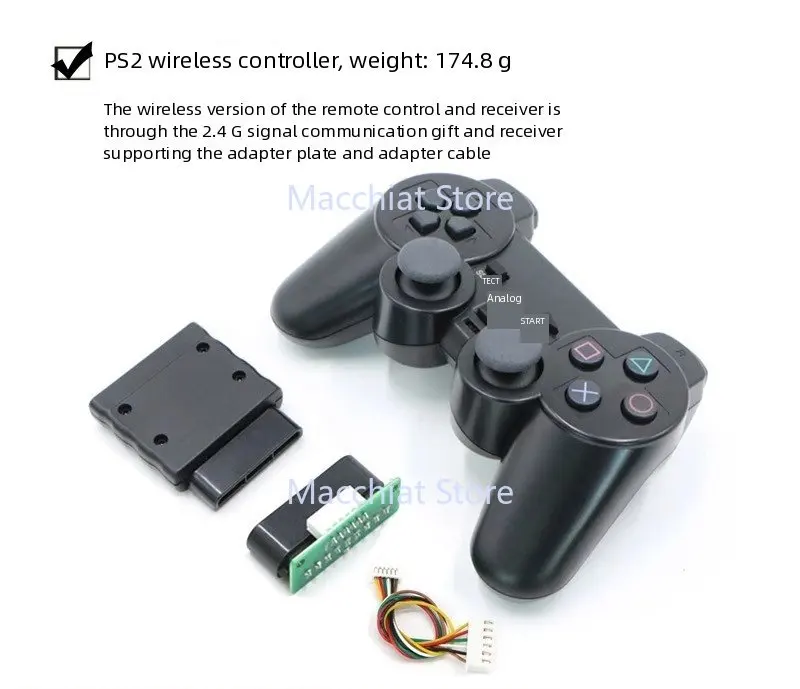 

Беспроводная ручка WHEELTEC, умная тележка, пульт дистанционного управления, джойстик, кнопка Plug and Play, проводная ручка PS2