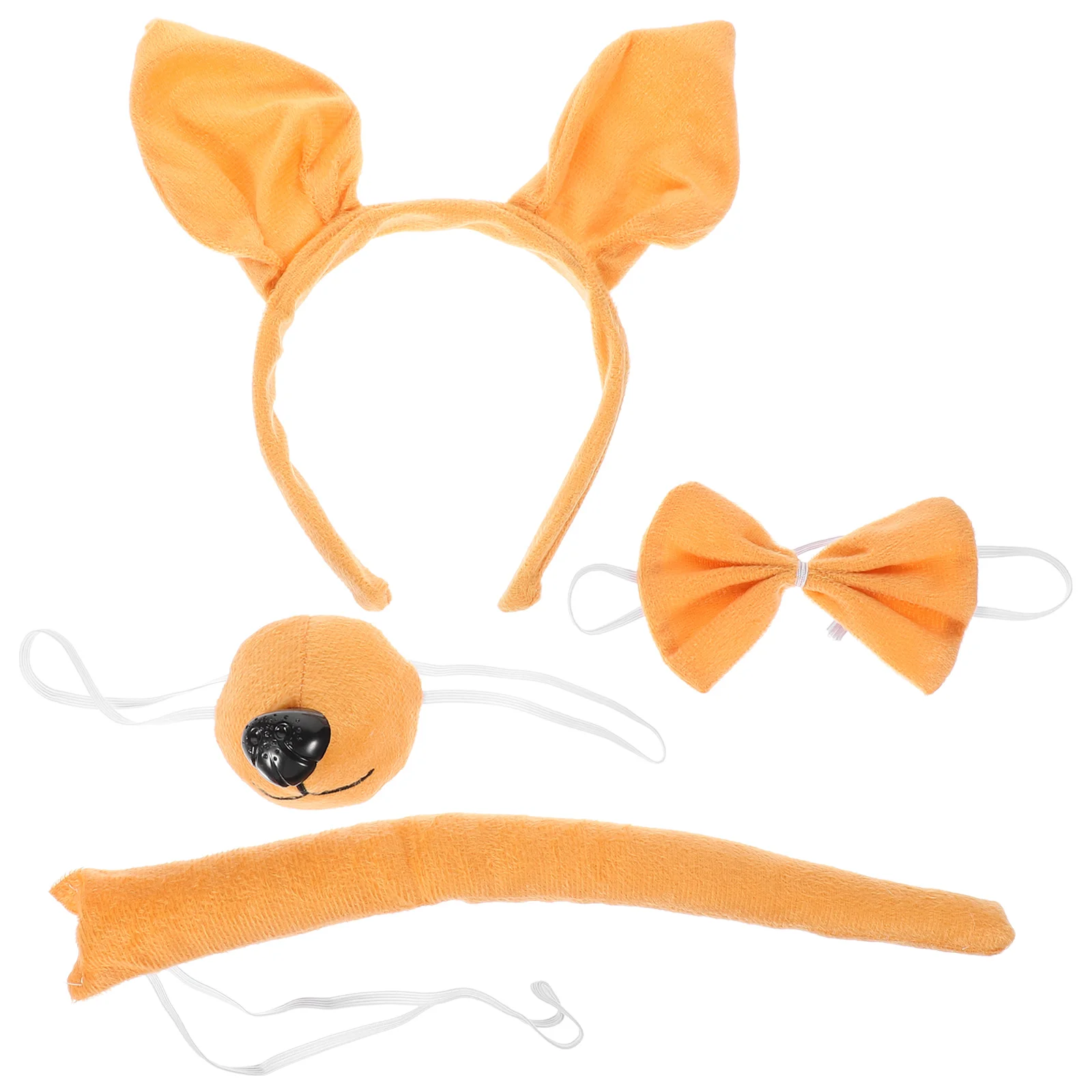 

Rabbit Kangaroo Ear Headband Child Cosplay Wigs Costume Props Cloth Kit for Party