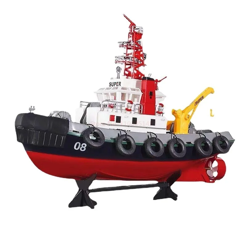 Remote control boat, speedboat, high-speed children's wireless electric fire boat model, water boat, boy toy