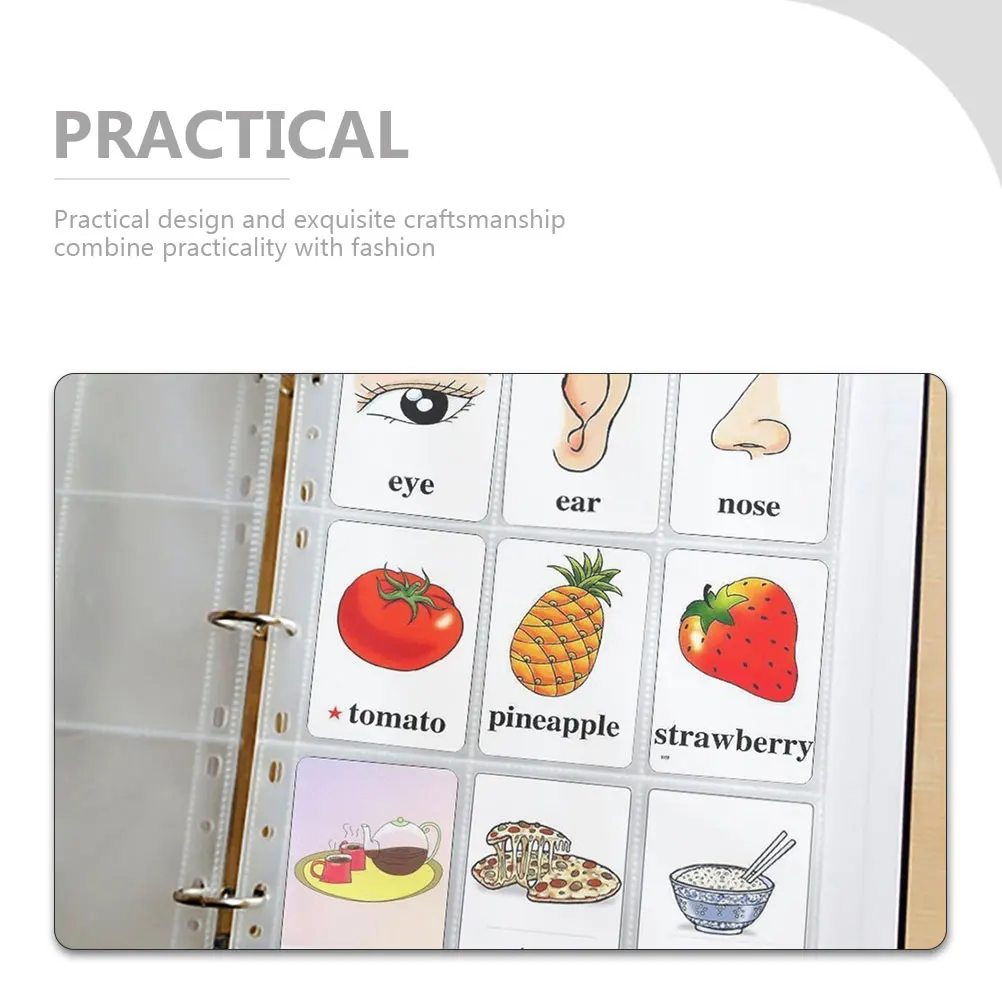 

20Pcs Clear Photo Album Pages Postcard Pockets Suitable for Weddings Engagements Photos Family Gifts Photo Sleeves