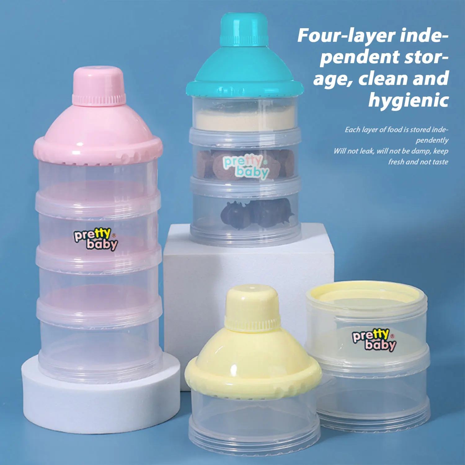 

Four-layer milk powder box, baby four-layer detachable milk powder box, rice noodle box, snack box, milk powder storage box