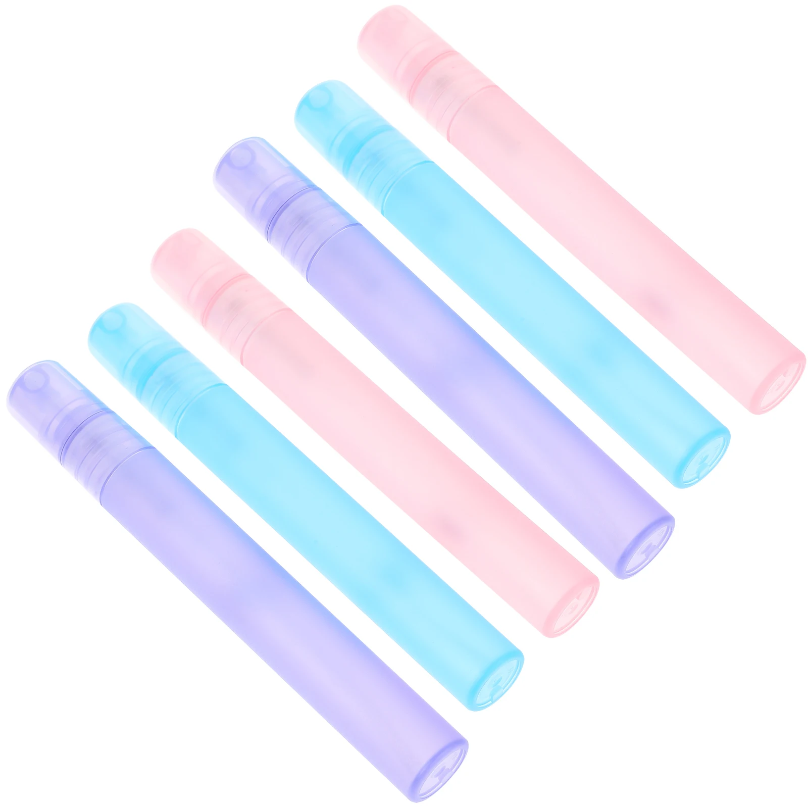 

6pcs 10ml Plastic Spray Travel Size Spray Travel Size Perfume Refill Water Hair Small Pink