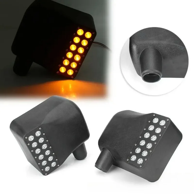

Suitable for 07-17 Jeep Wrangler LED rearview mirror assist light turn signal