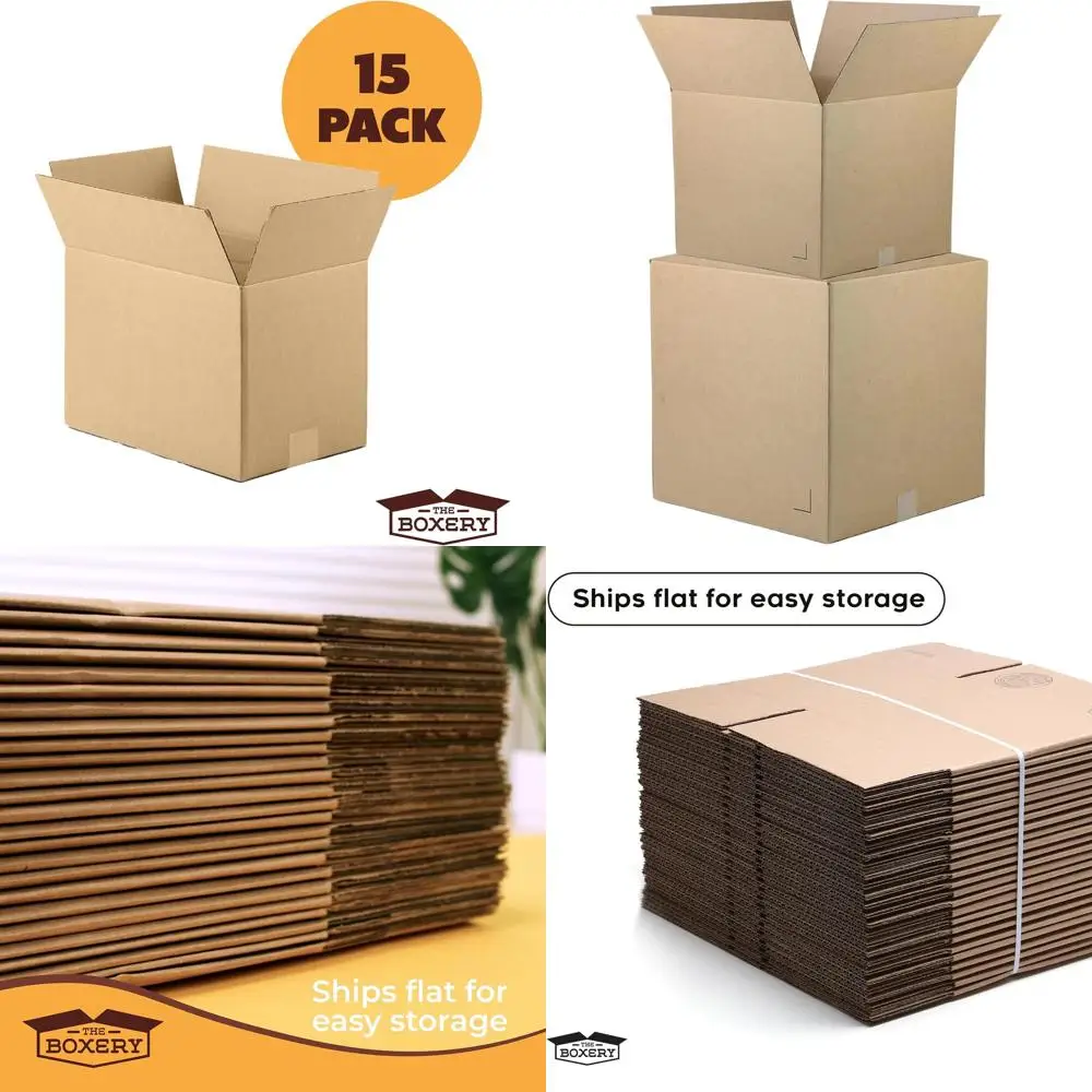 

15-Pack 24x20x18 Inch Brown Corrugated Cardboard Boxes for Shipping, Packing, Moving, Storage - Durable, Eco-Friendly, Recyclabl