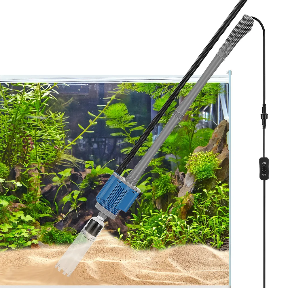 

Handheld Fish Tank Manual Gravel Cleaner Water Exchanger And Sand Washing Device Set