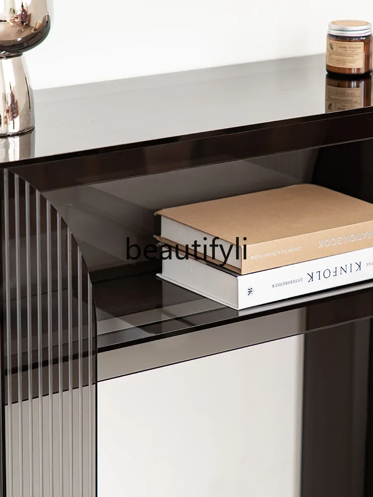 Lichte Luxe Entree Platform Rek Ingang Moderne Eenvoudige Opslag Scheidingskast