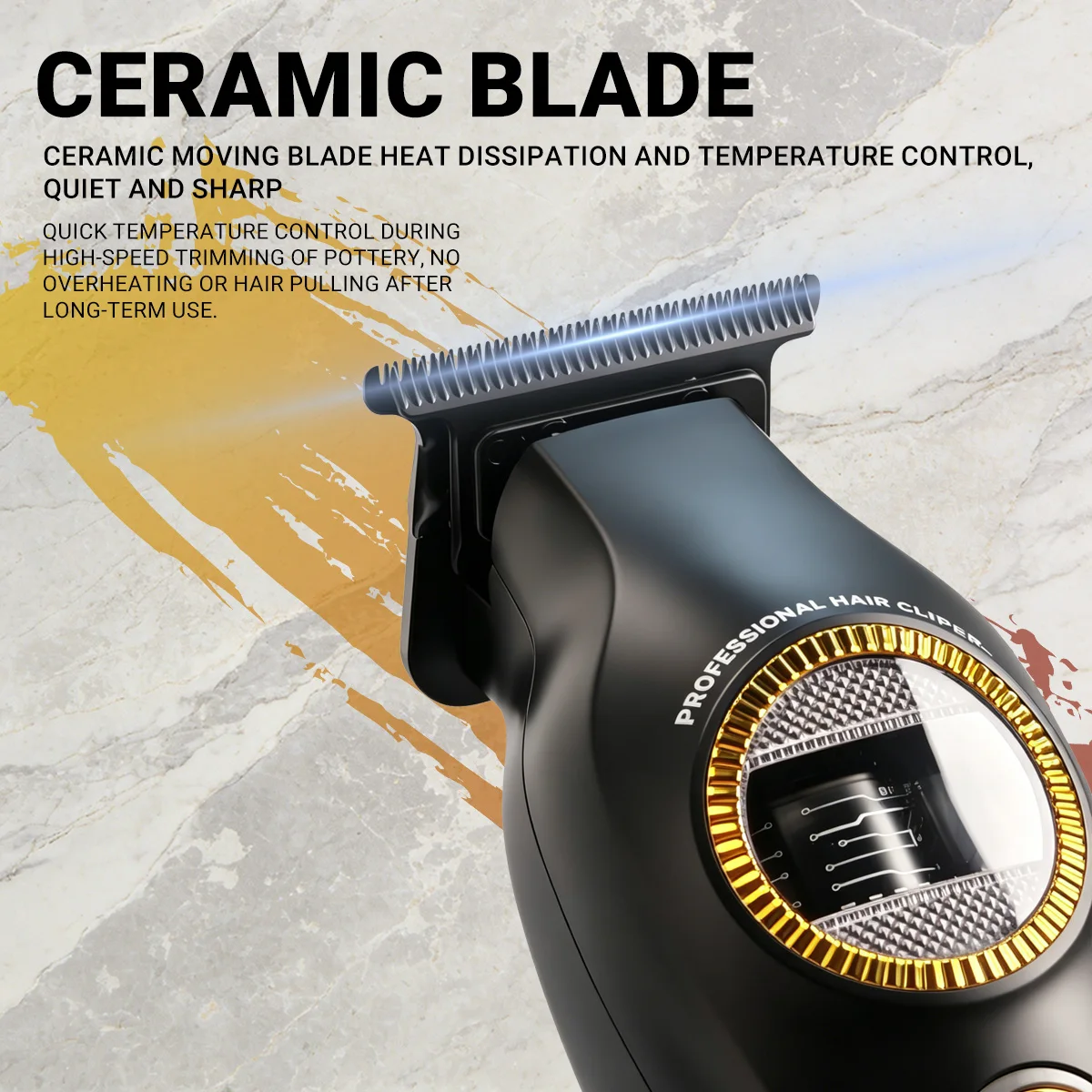 MotFex M1C&T Professional Outer Rotor Brushless Motor 7200RPM Hair Clipper Men's Trimmer Barber Haircut Machine view 5