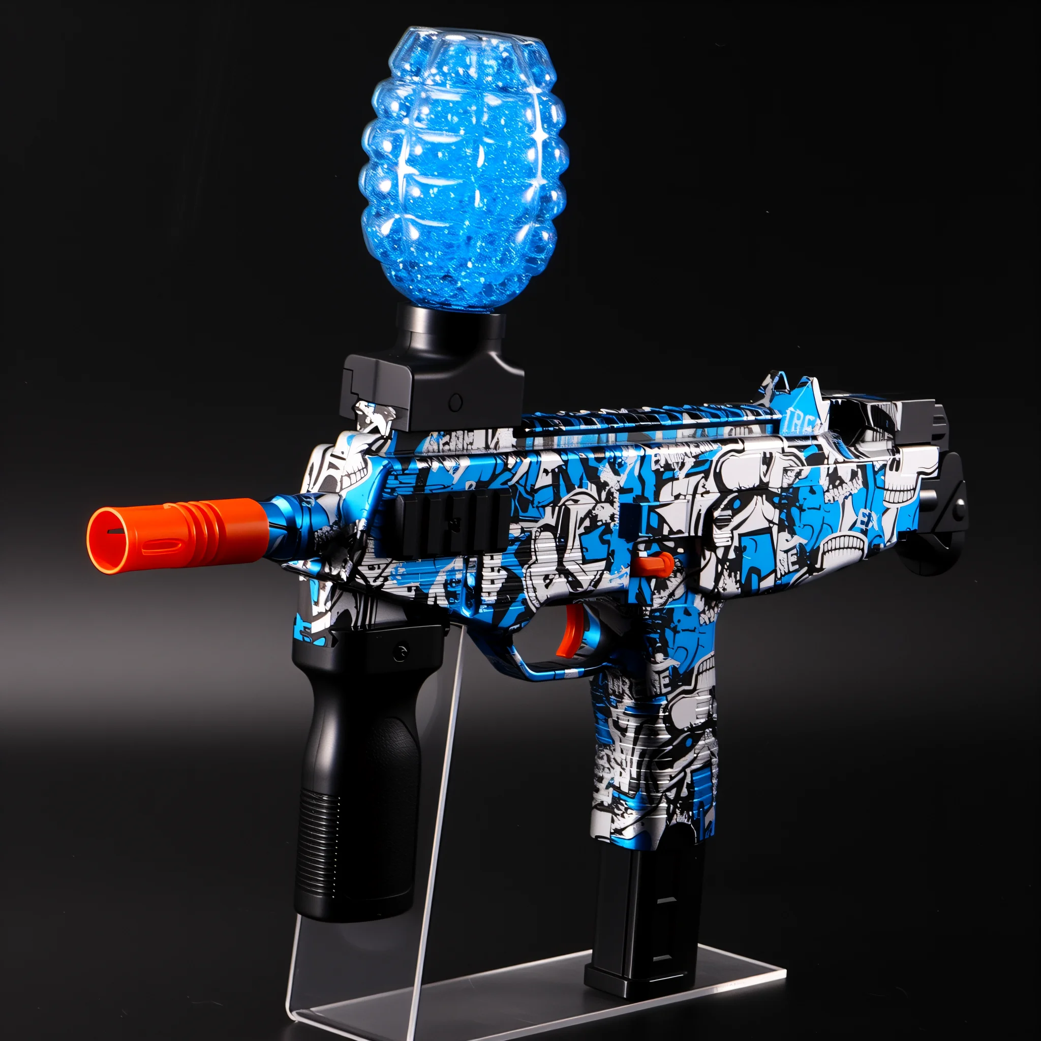 UZI Juego de Blaster de bolas de gel: juguete de combate al aire libre recargable para adolescentes de 14 años, regalo perfecto para niños y niñas (cuentas de gel no incluidas)