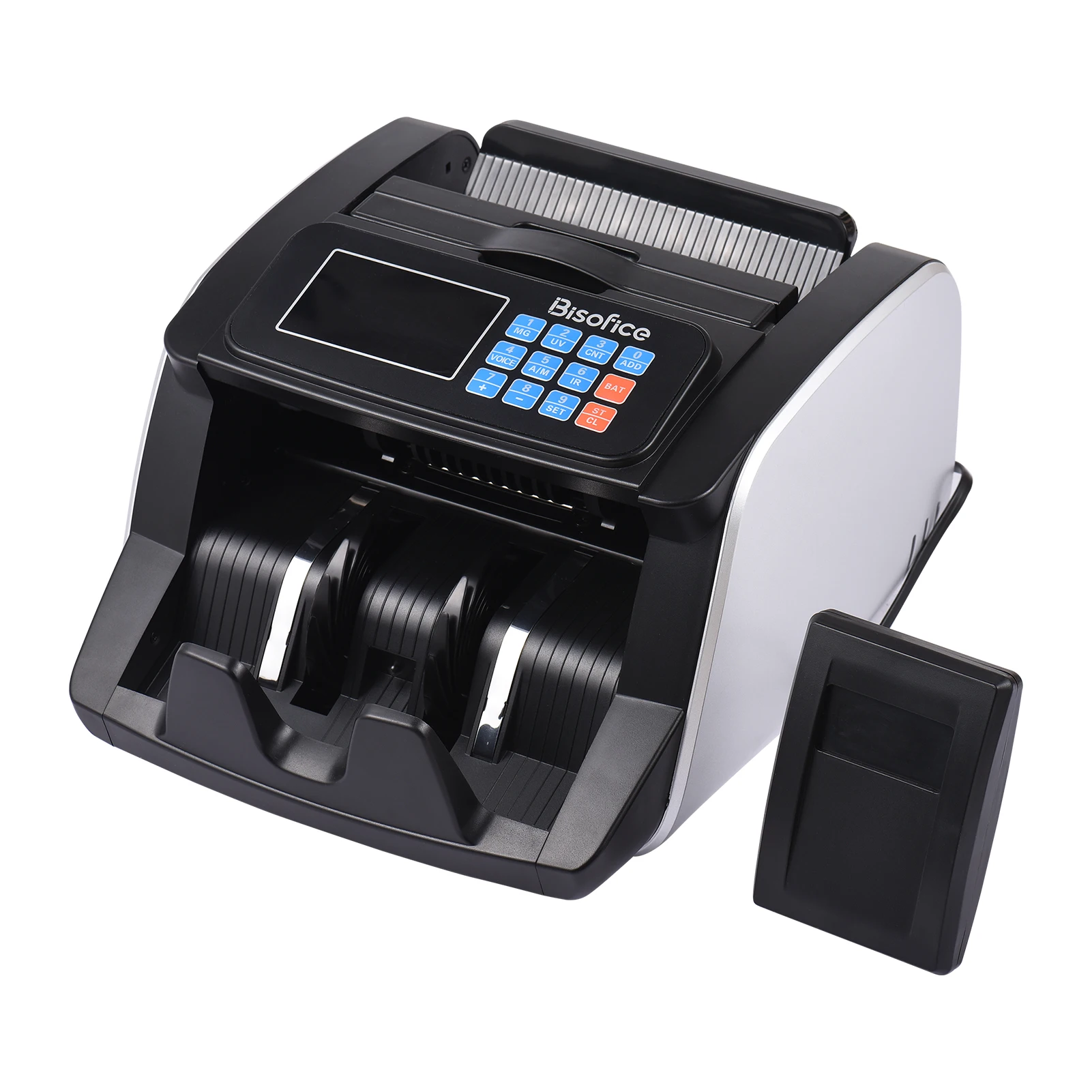 

Money Counter Machine Counterfeit Bill Detector Automatic Money Detection Top Loading Bill Counting Machine with UV MG IR