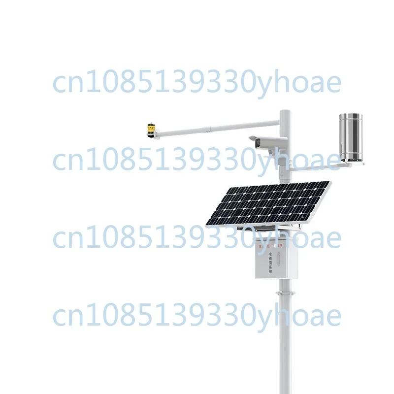 Radar hydrological level monitoring station water and rain monitoring system river precipitation and rainfall flow meter