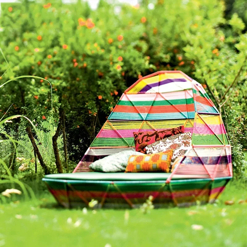 Outdoor Funiture Basket Bird Nest Wicker Chair Garden Bed Rocking Chair Swing Chaise Chair