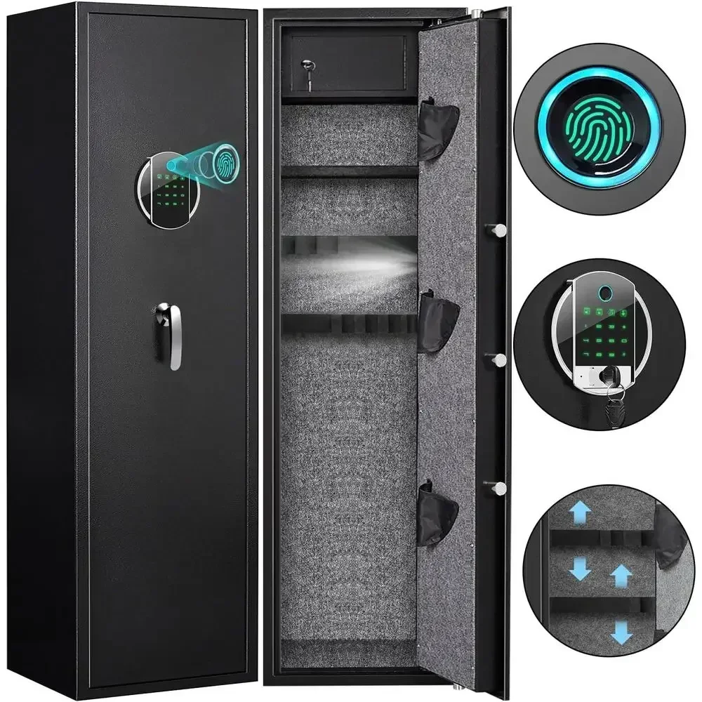 Biometric Rifles & Pistols, Quick-Draw Holsters, 3 Pistol Cases