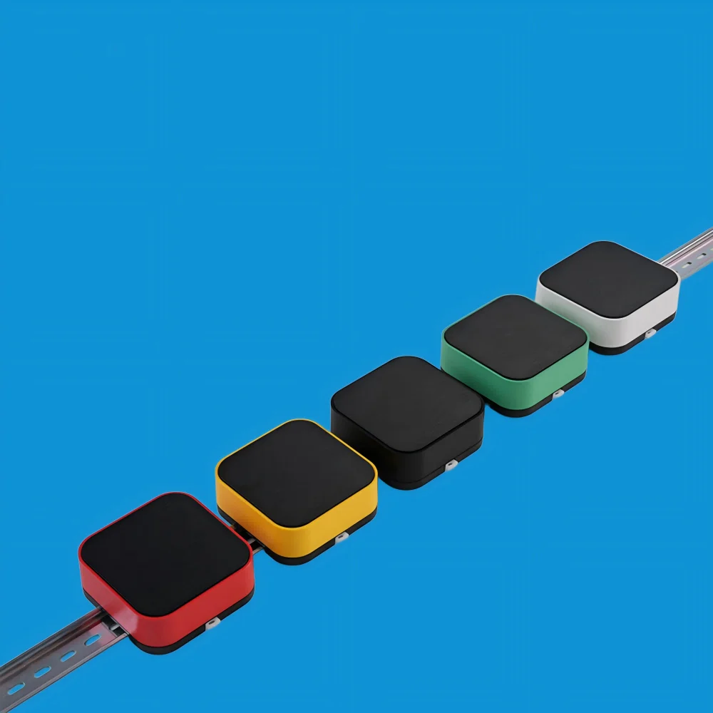 Square size BMD60038 Rail Type IoT Internet of Things Device Shell Plastic Junction Box