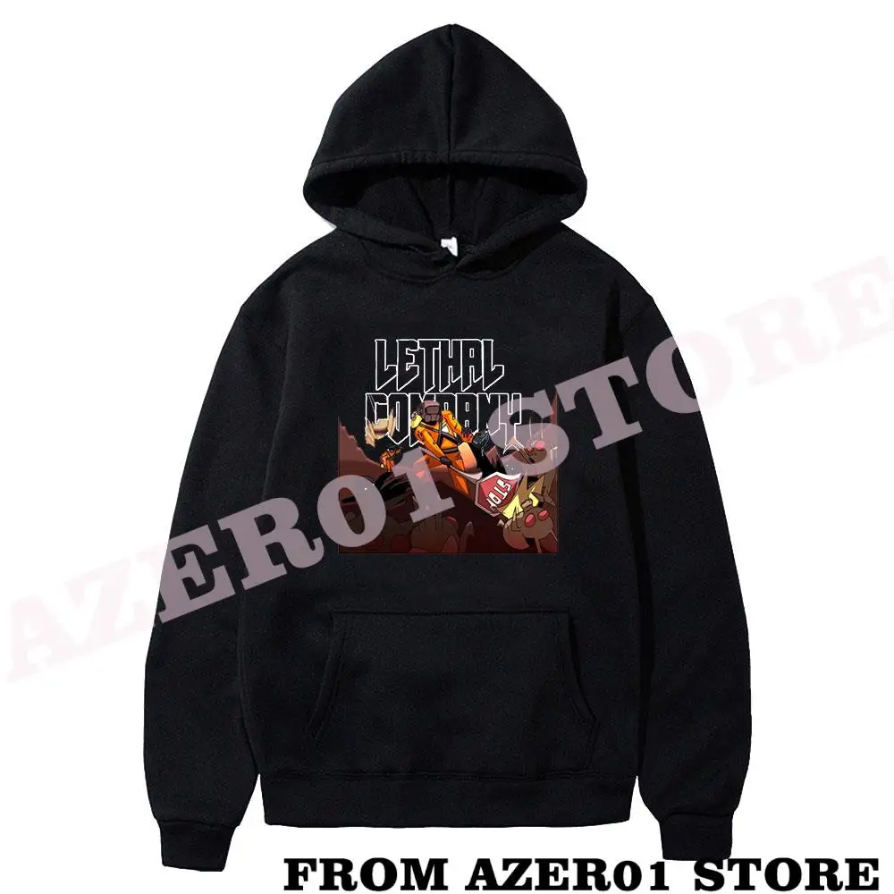 

Lethal Company Masked Merch Hoodies Winter Men/Women Hooded Sweet Streetwear Long Sleeve New Logo Sweatshirt