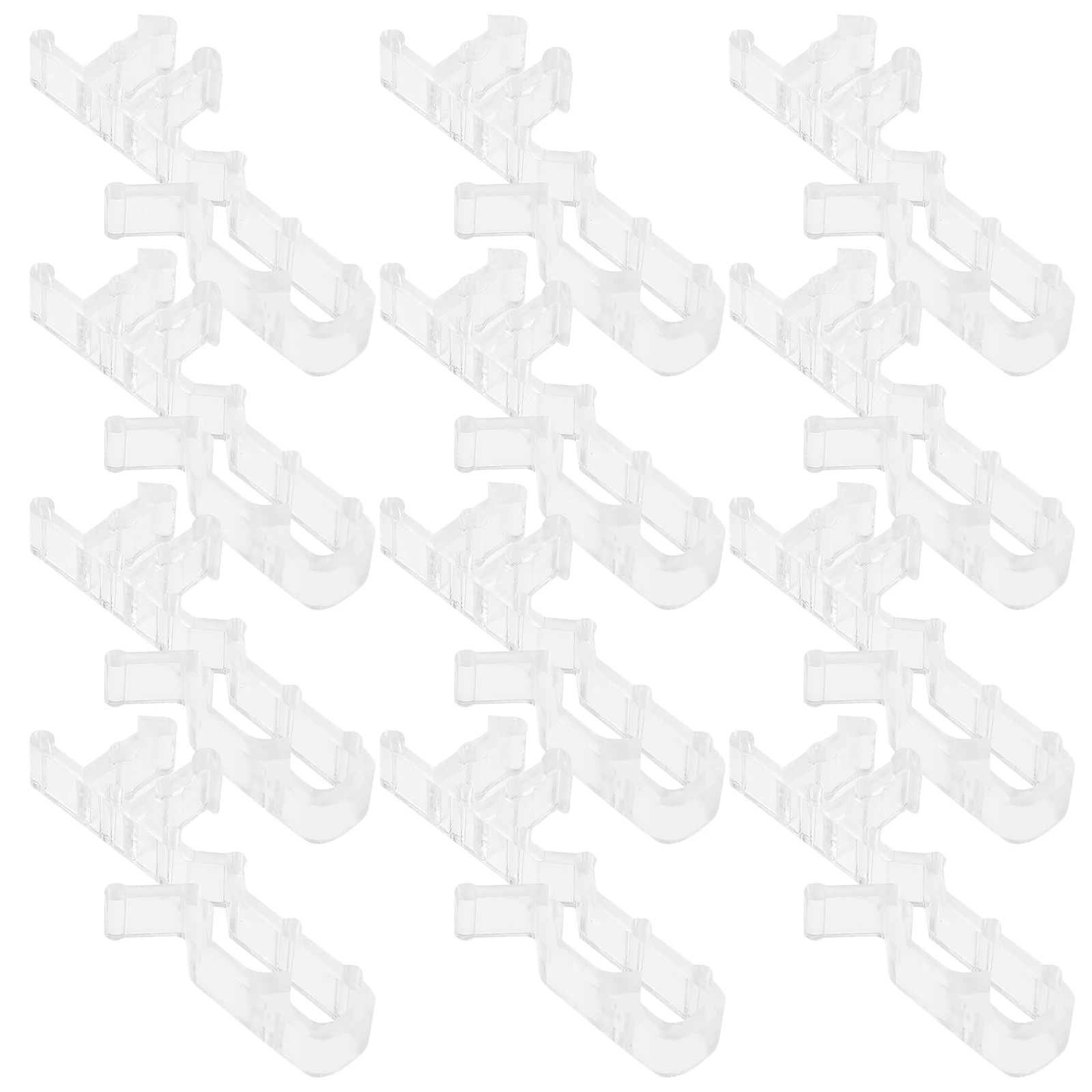 

12 Pcs Curtain Clip Curtains Valances Clips Clear Blinds Hooks Window for Repair