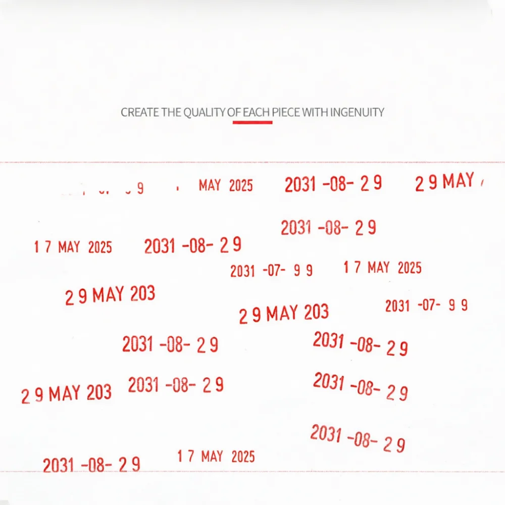 トロダット日付スタンプ用調整可能なゴム印、プロフェッショナル - Rubber Date Stamp のレビューと価格