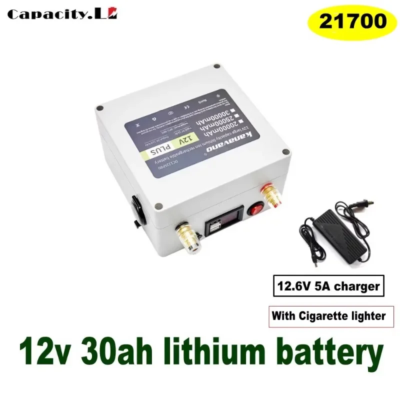 

inventoryinventory12V25AH large-capacity lithium battery car inverter 30AH battery electric audio LED light monitoring emergency