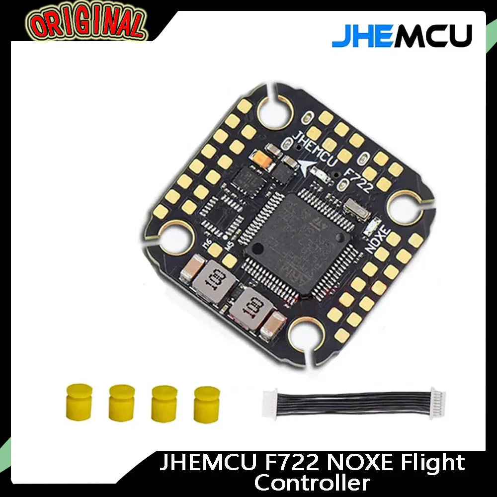 

JHEMCU F722 NOXE Контроллер полета Встроенный гироскопический барометр OSD 16 МБ BlackBox Dual BEC 3-6S 20X20 мм для FPV Freestyle Drone