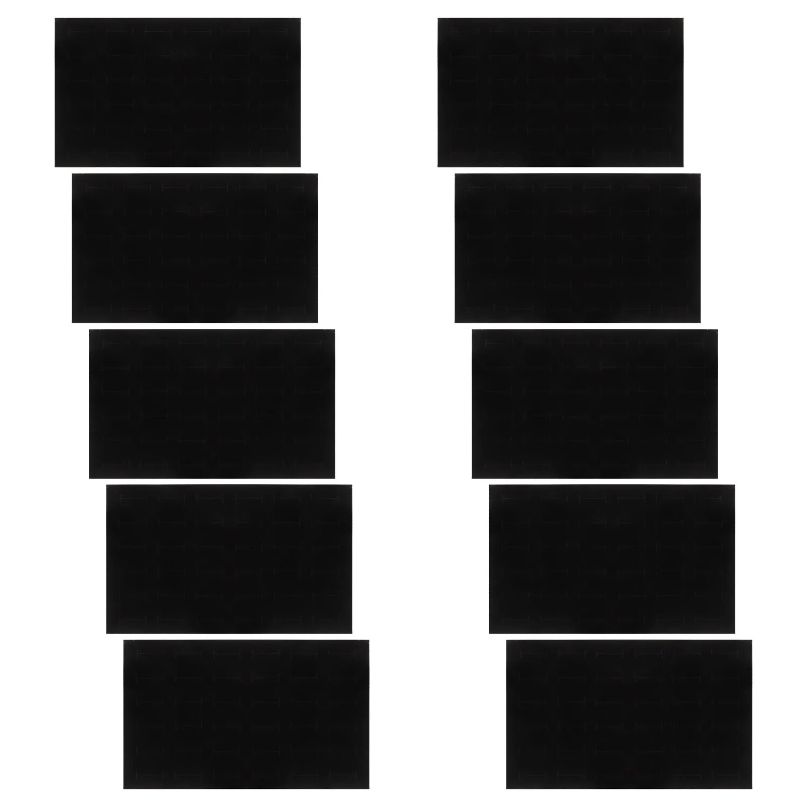 

10Pcs Jewelry Box Inserts Sponge Cushion 36 Slots Rings Earrings Organizer Display Pads Jewelry Storage Insert