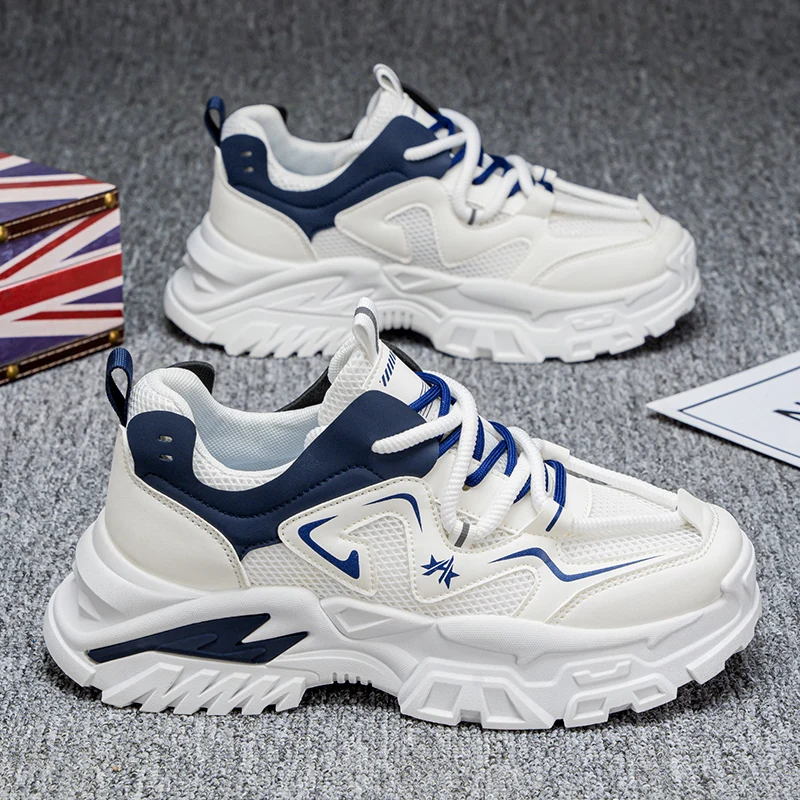 

Men's Shoes 2025 New Autumn Trendy Brand Torre Men's Thick Sole Increased Casual Flow Reflective Sports Running Trendy Shoes