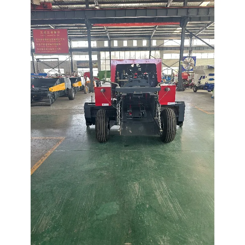 Customized 2.2m Automatic Square Hay & Straw Baler Machine With Net Storage 1 Year Shelf Life silage Baler