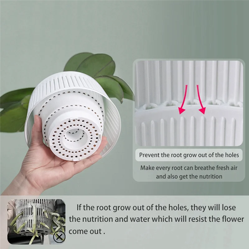 

A70P Mesh Flowerpot, Perforated Tray - Ideal For Indoor And Outdoor, Ensuring Good Drainage And Air Circulation
