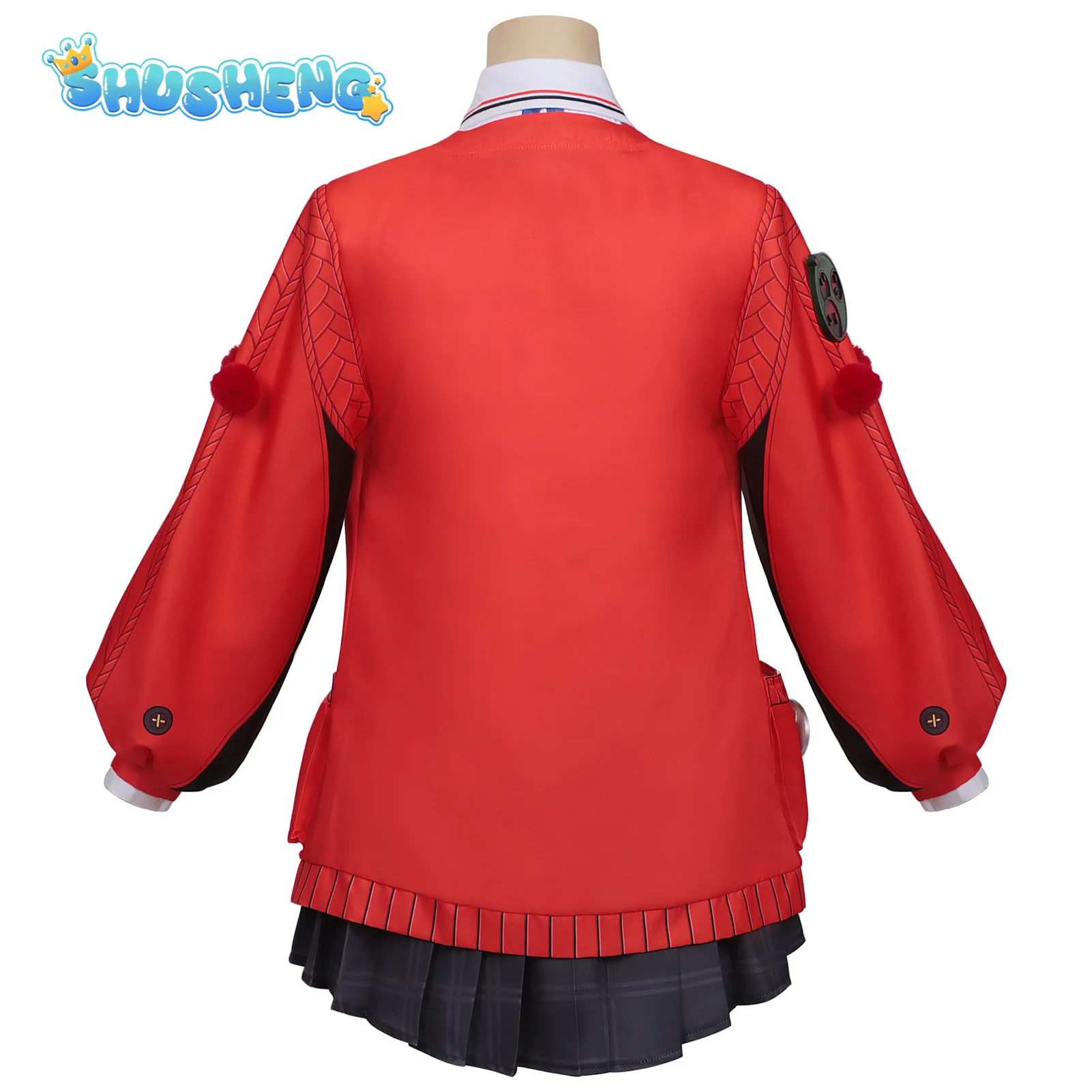 

Neverness To Everness Sakiri Cosplay Costume Skirt Hat Coat NTE Uniform Halloween Party Women Girls Festival Role Play JK suit