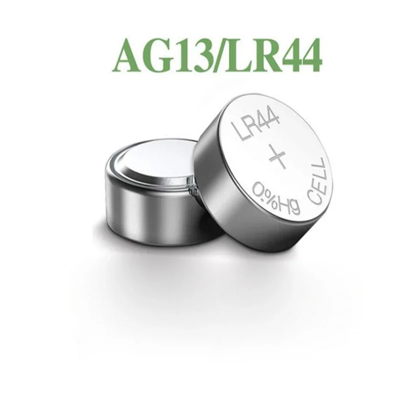 시계 전자 리모콘용 알카라인 단추 코인 셀 배터리, 1.55V AG13, RW82, SR1154, SP76, LR44, 357, 357A, S76E, G13, 10-50 개