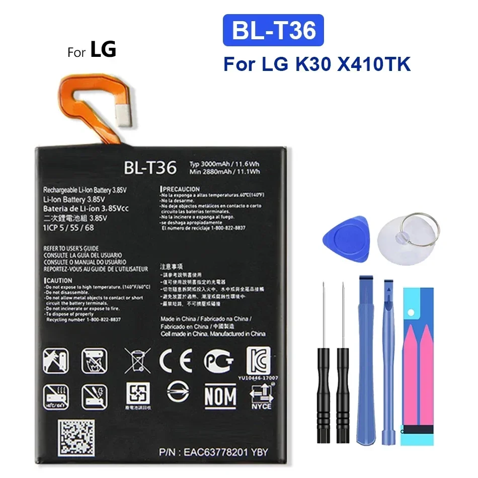 BL-T34 BL-T35 BL-T36 Battery For LG Google 2 V30 V30A H930 H932 LS998 for Pixel 2 XL K30 X410TK phone Batteries