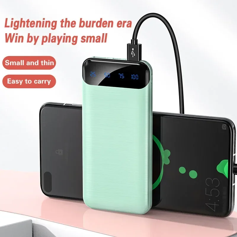رانومن-شحن سريع للغاية باور بنك ، و mah ، منفذ مزدوج ، محمول ، شاحن بطارية خارجي ، بطارية احتياطية للهاتف المحمول