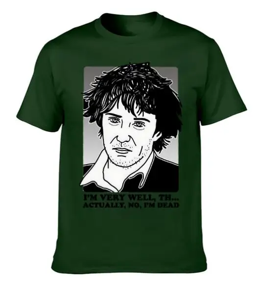 Black Books T-Shirt Bernard I'm Dead Combine Fun Printed Shirt Men's And Women's Short Sleeve T-shirts image 6