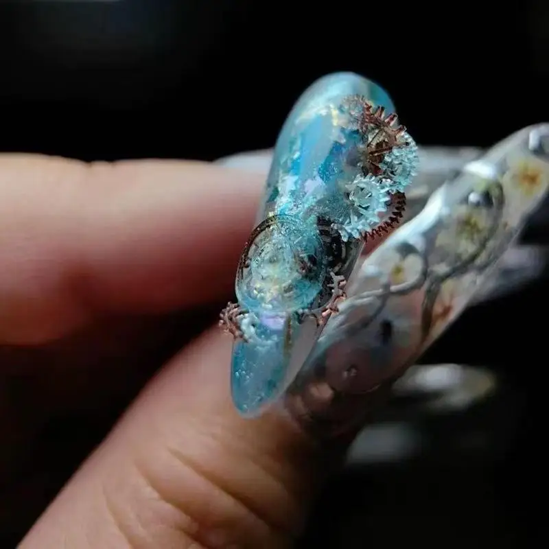 Kawaii Schmetterlingsflügel Silikon-Nagelstempel-Form 1 Stück Wiederverwendbare Ungiftige Vorlage für DIY Maniküre Nageldekoration Handwerk – Detail 7