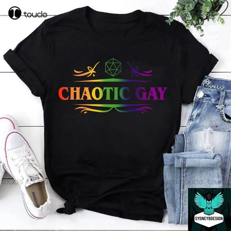 Chaotic Gay Dice Vintage T-Shirt, Lgbt Shirt, Lgbtq Shirt, Lgbt Ally Shirt, Gay Shirt, Lesbian Shirt, Bisexual Shirt Xs-5Xl