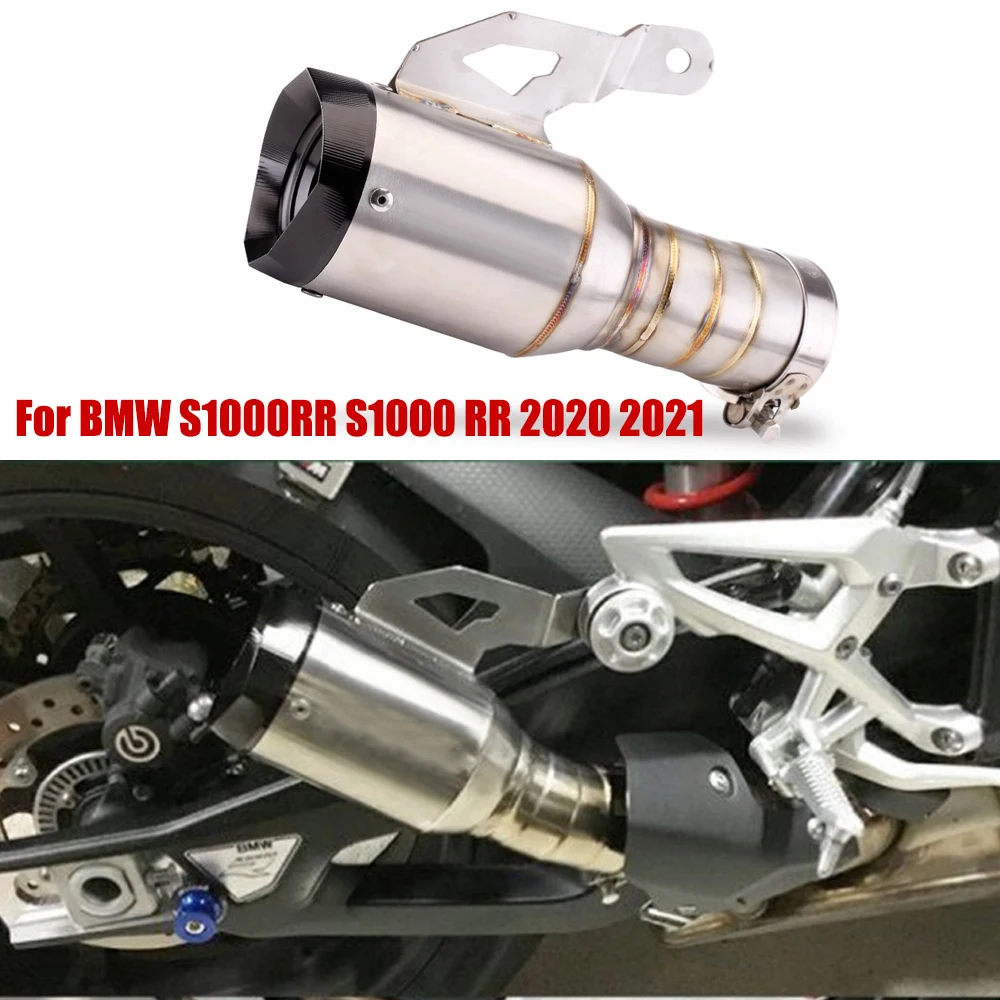 

Motorcycle Exhaust Muffler And Link Pipe System Slip-on For BMW S1000RR 2020 to 2021 S1000R M1000R 2021-2023 S1000 R / RR Escap