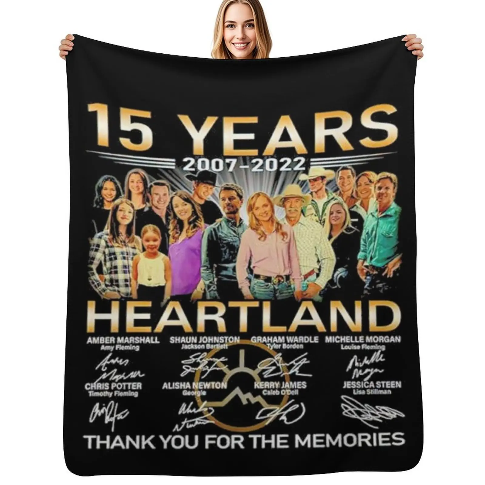 

Heartland , Heartland 15 Years Throw Blanket cosplay anime Plush Summer Thins Blankets