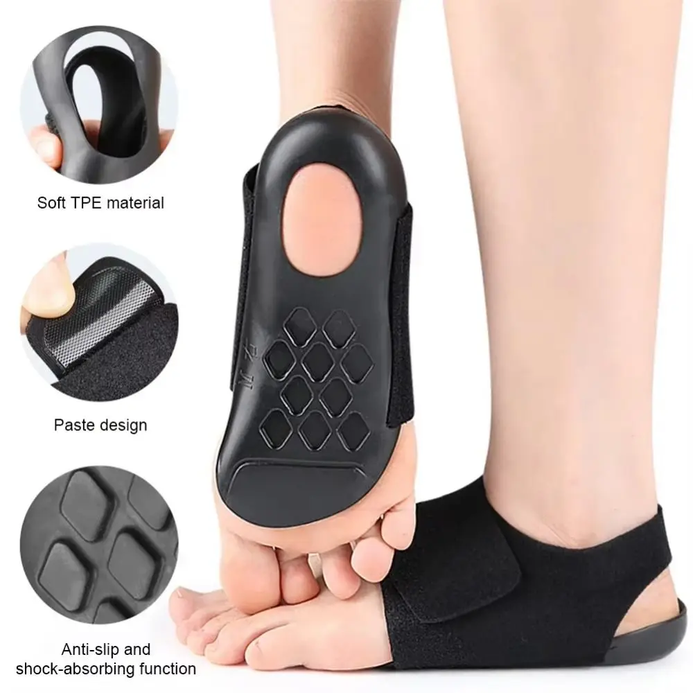 meias-ortopedicas-de-suporte-para-arco-do-pe-com-almofadas-de-gel-elasticas-macias-insercoes-de-suporte-para-arco-meias-de-tecido-para-arco-do-pe-meia-preta-para-calcanhar-e-arco-cuidados-com-os-pes