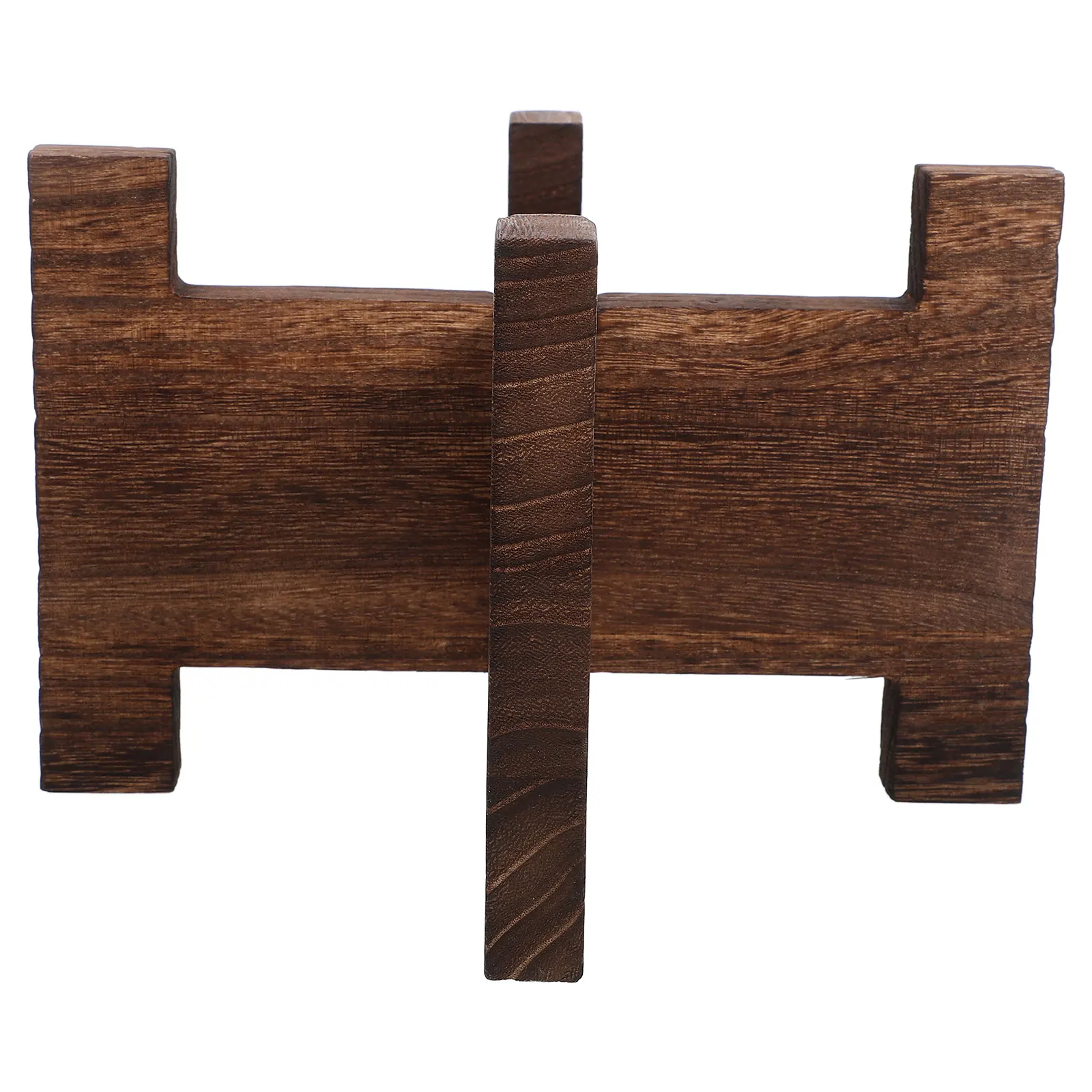 

Stand for Bottle Vase Fish Tank 15cm Wood Display Holder Stable Home Decor Wooden Planter Stand Garden