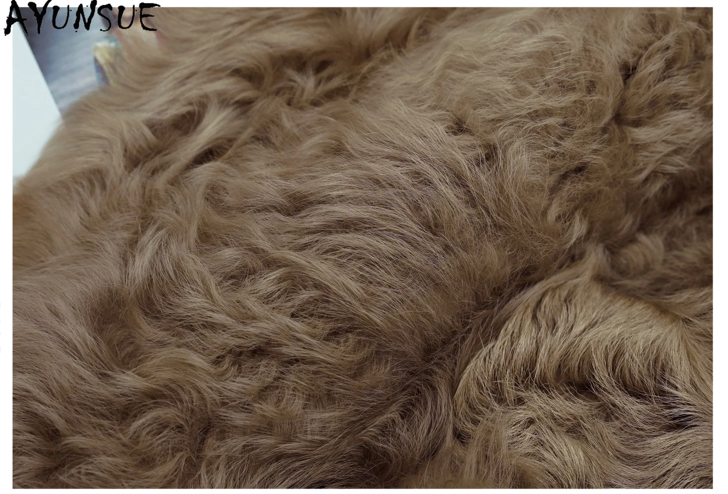 AYUNSUE 天然羊皮毛皮コート バイクジャケット 本革ジャケット レディース 2025 暖かい冬服 女性用