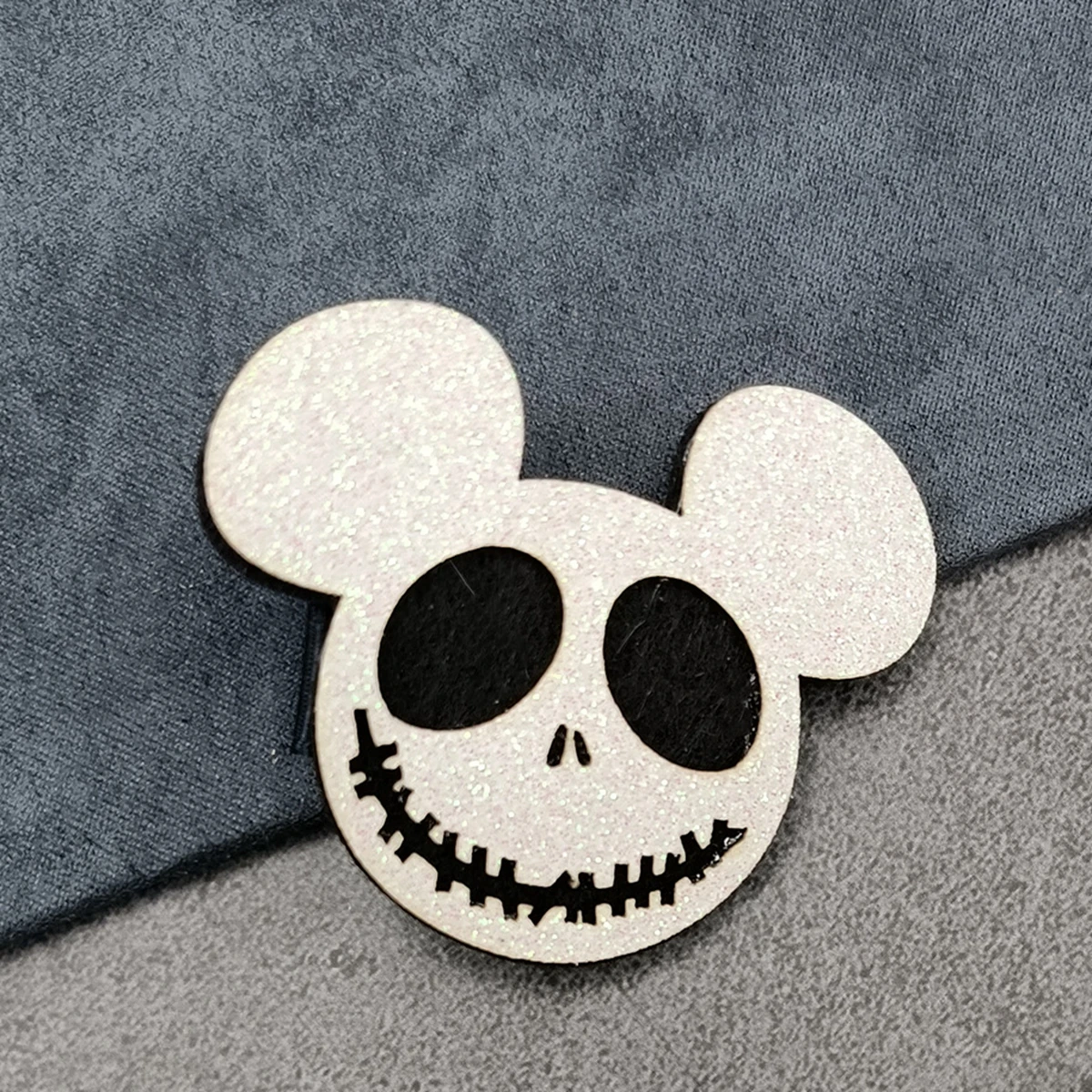Neue Halloween Filz Stoff Bunte Glitter Cartoon Schädel Kopf Fledermaus Spinne Kürbis Haarnadeln Haar Clips Halloween Liefert Kopfbedeckungen – Detail 11