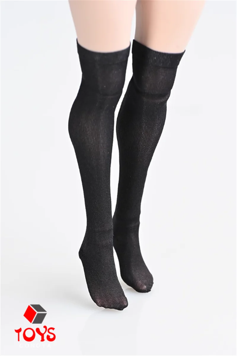 1/6 skala Weibliche Halbtransparente Strümpfe Kurze Socken Lange Strümpfe Kleidung Modell Fit 12'' Weibliche Soldat Action Figur Körper – Detail 17