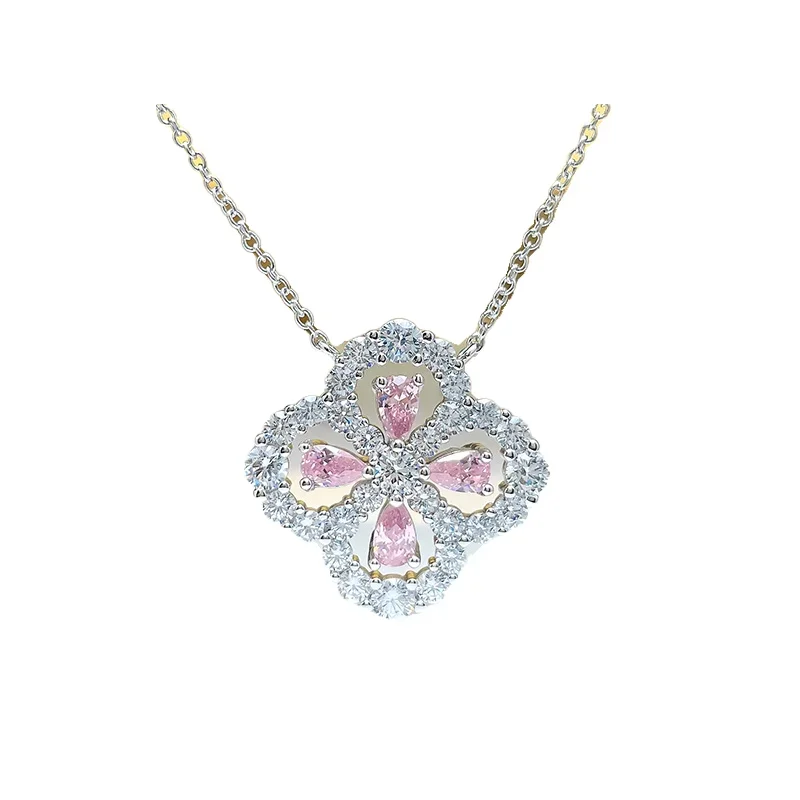 Sea Blue Treasure Multi Color 925 Pure Silver Light Luxury Small Design Fashion Accessories Collar Engagement Jewelry for Women