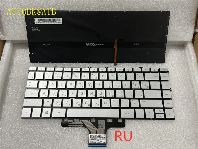 Imagem -03 - Teclado para Notebook hp Pavilion X360 14-dw 14-dv 14-ec Tpn-q244 Tpn-i137 14-dv0003tx 14-dw0052tu Retroiluminado sp la ru ar gr fr it uk